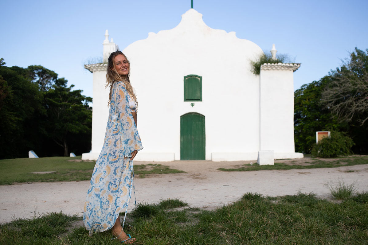 kimono IEMANJÁ Azul