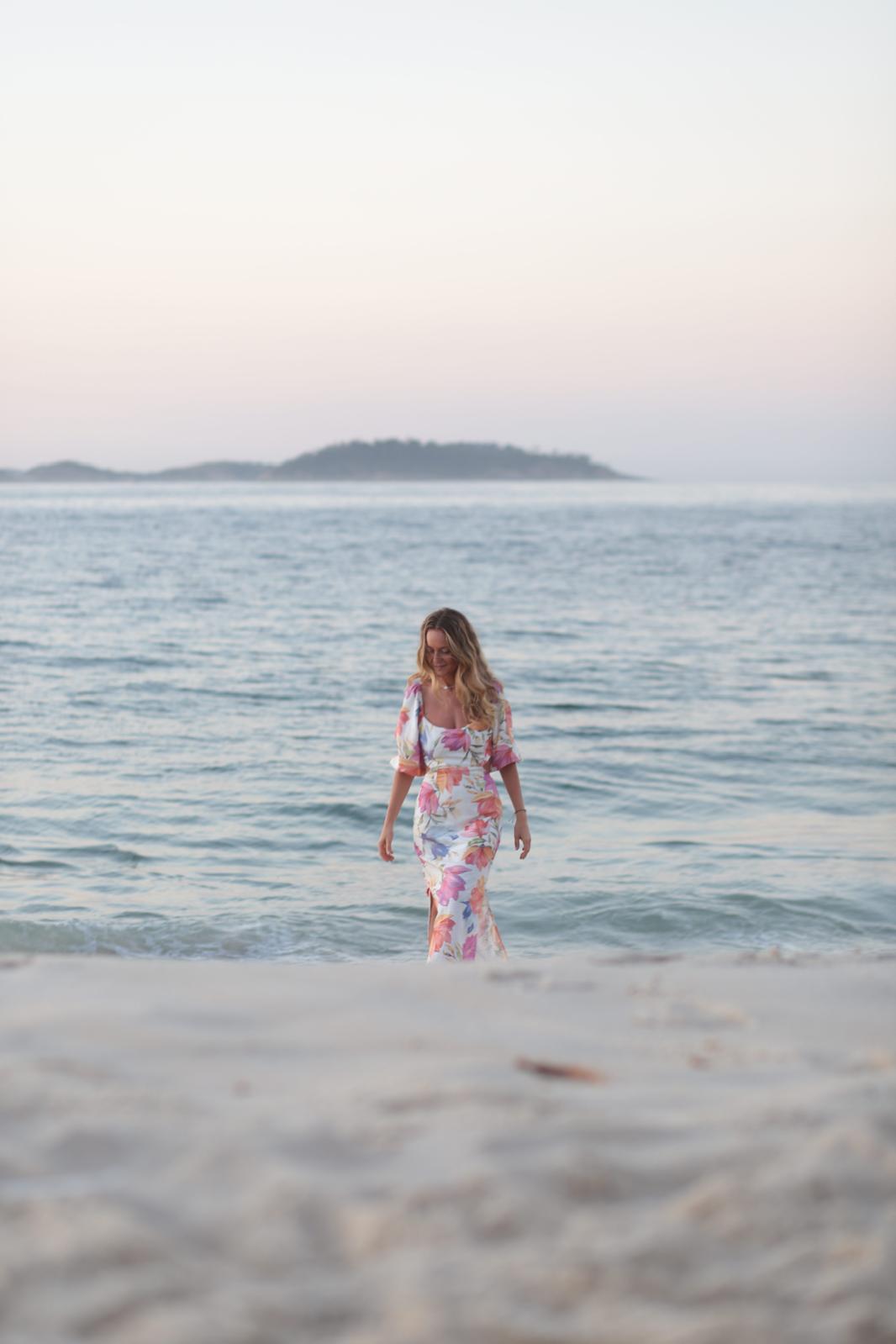 Vestido Sunset Floral solar