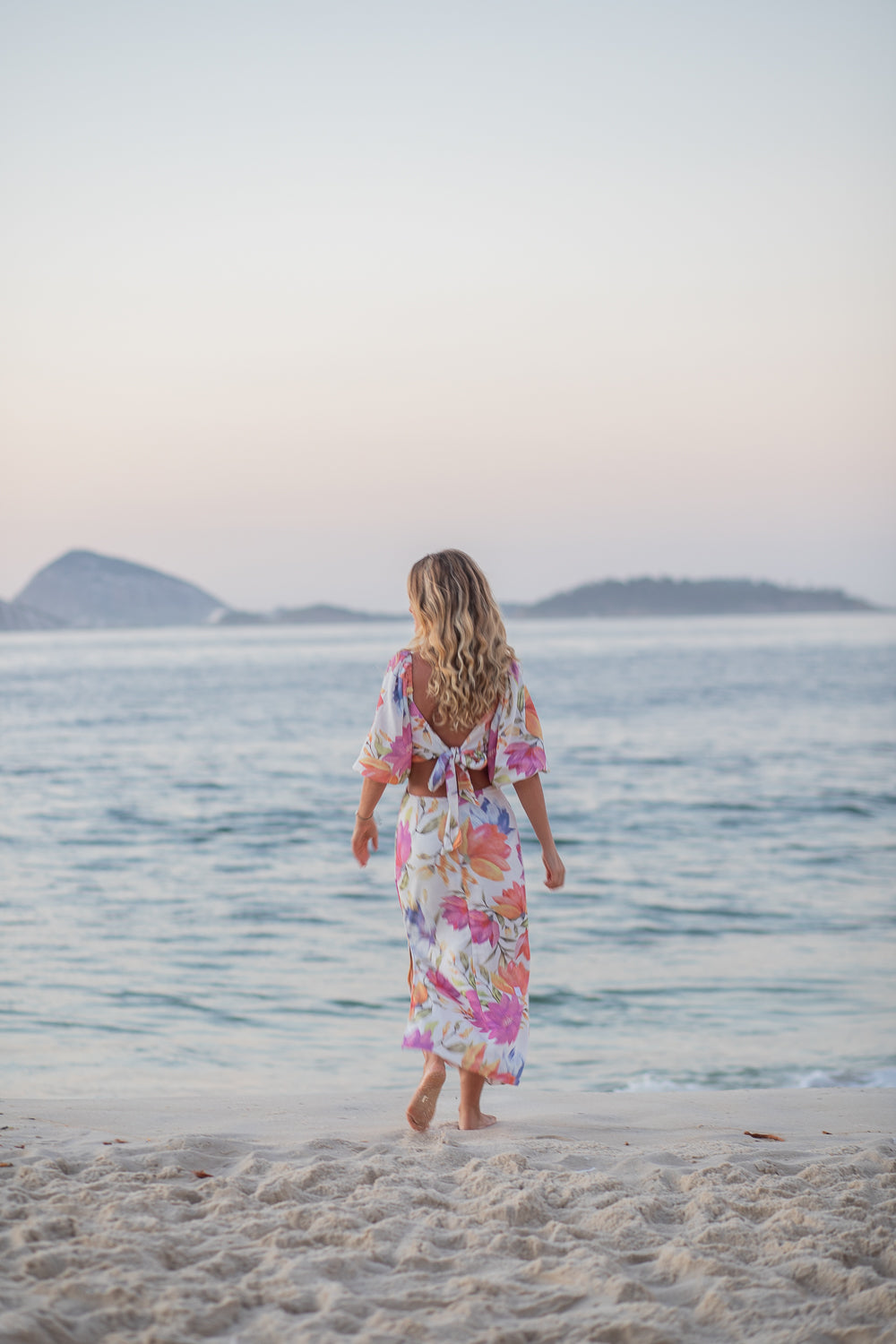 Vestido Sunset Floral solar