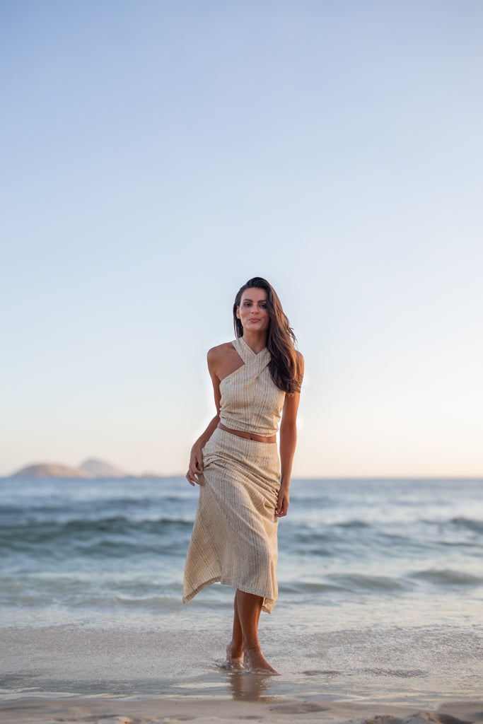 Conjunto MARÉ Top & Saia