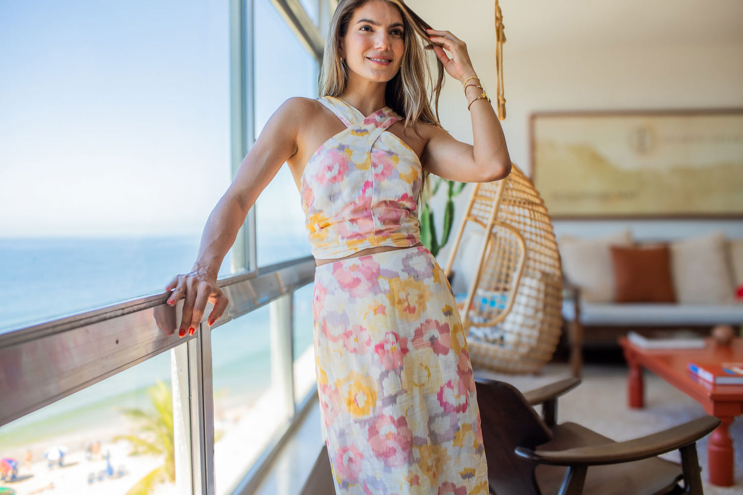 Conjunto AURORA Top & Saia