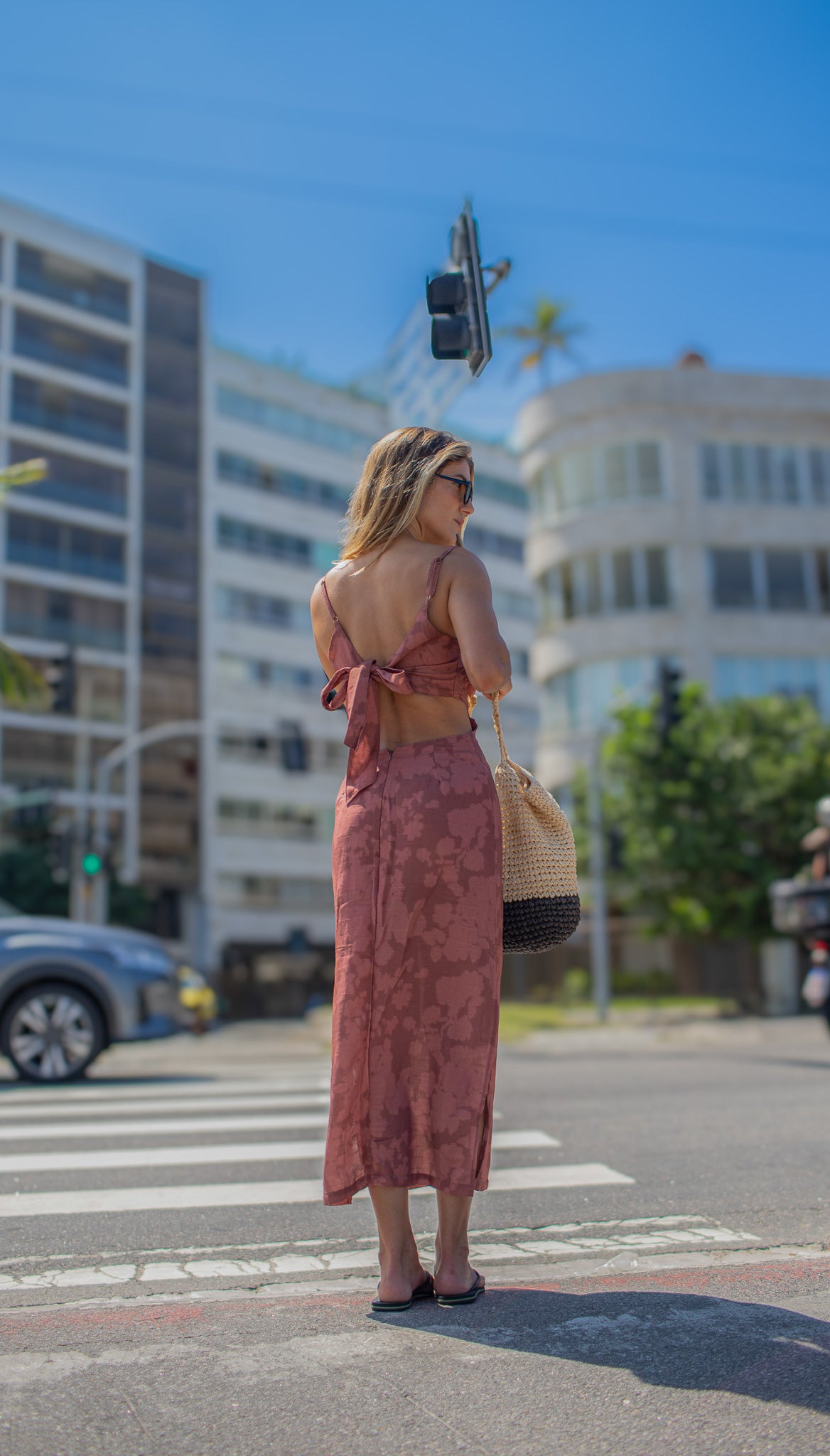 Vestido Sunset Suco de Caju