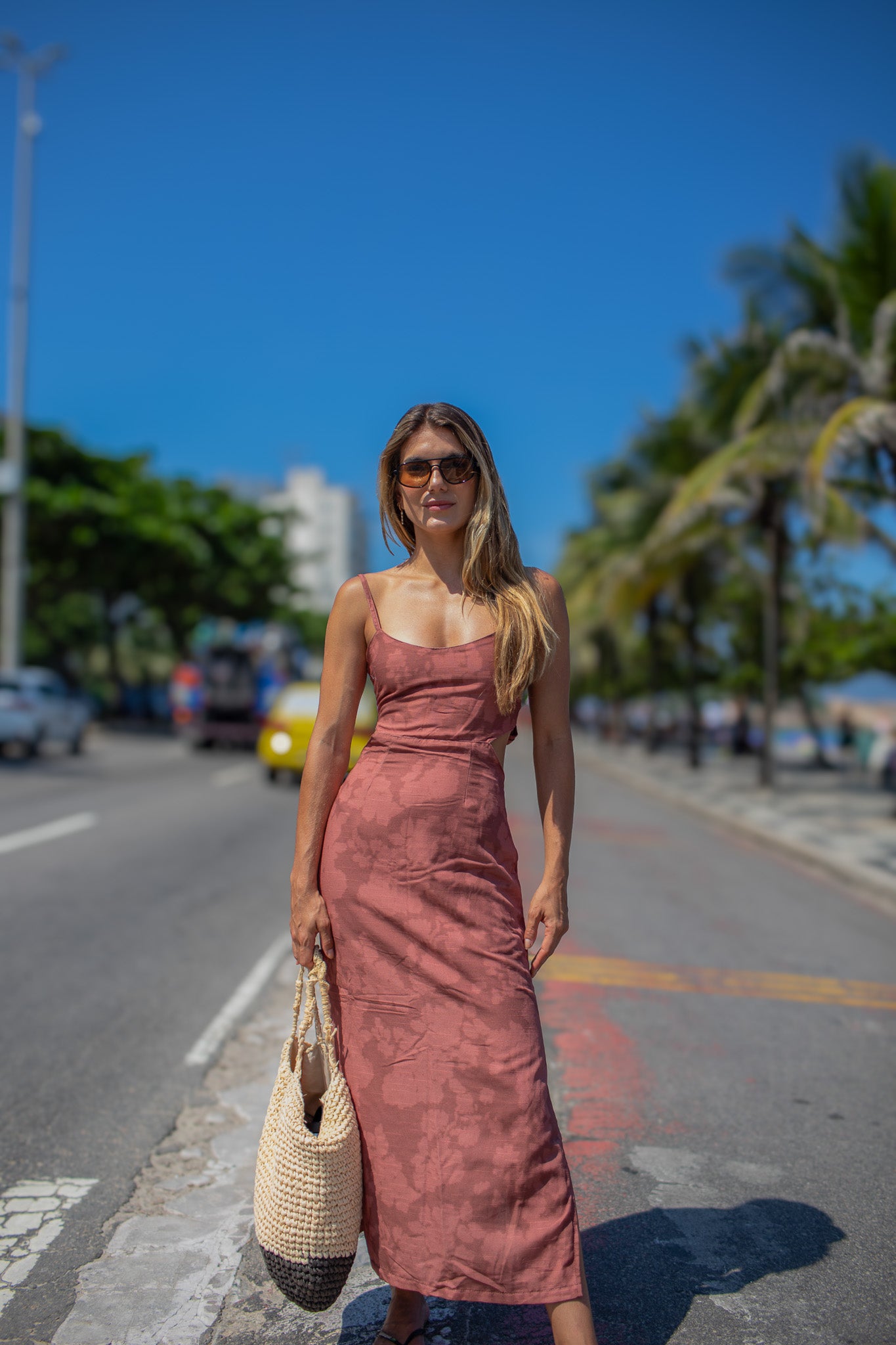 Vestido Sunset Suco de Caju