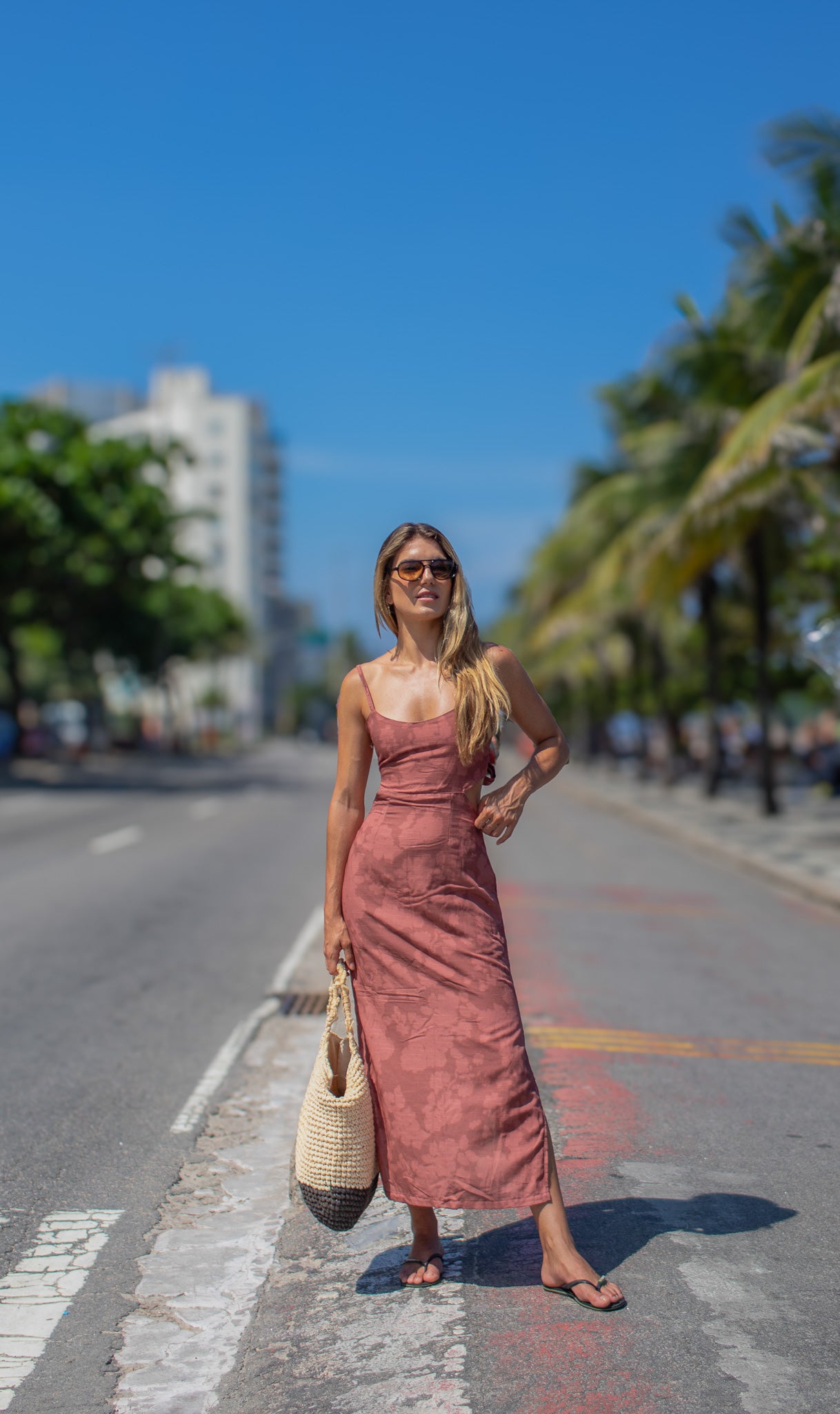 Vestido Sunset Suco de Caju