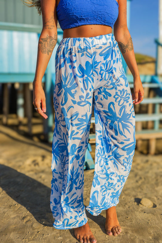 Pantalona Azul Tropical
