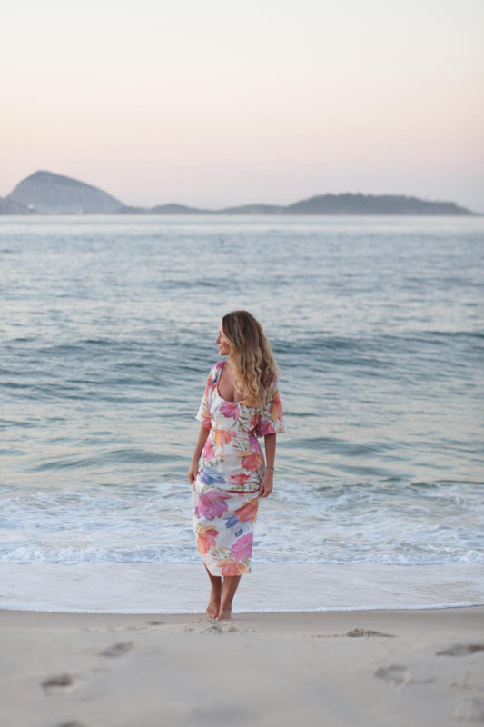 Vestido Sunset Floral solar
