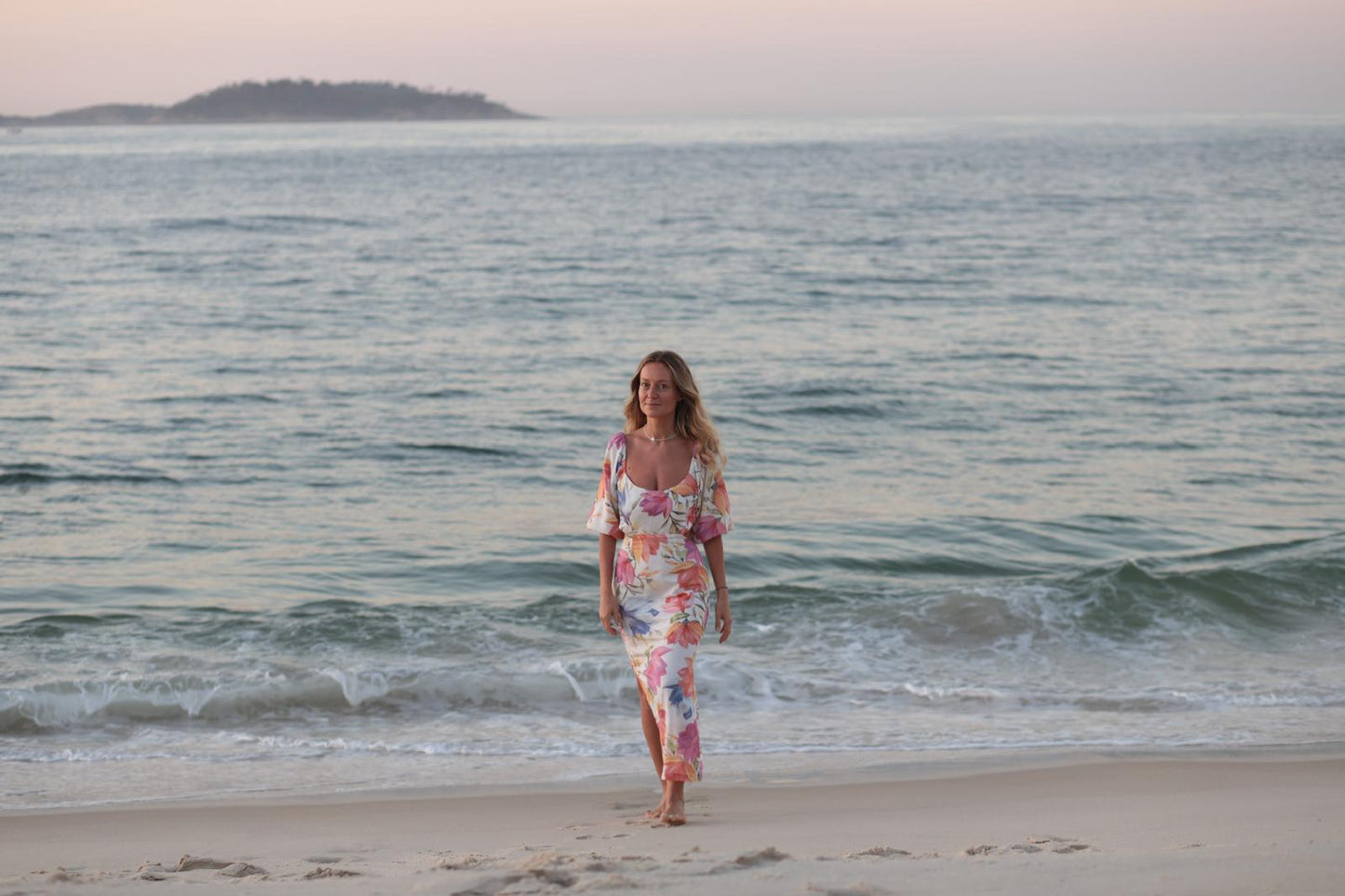 Vestido Sunset Floral solar