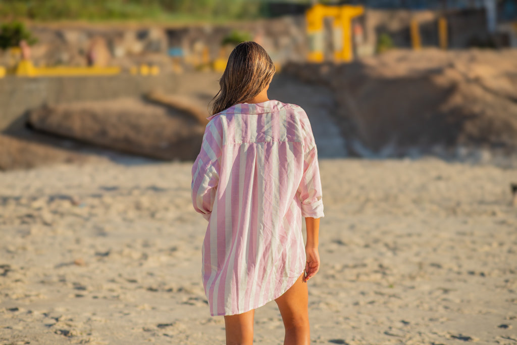 Camisa Maxi Listras