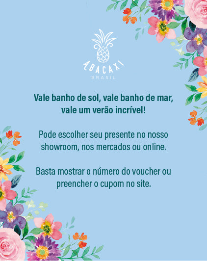 Cartão Presente Abacaxi Brasil